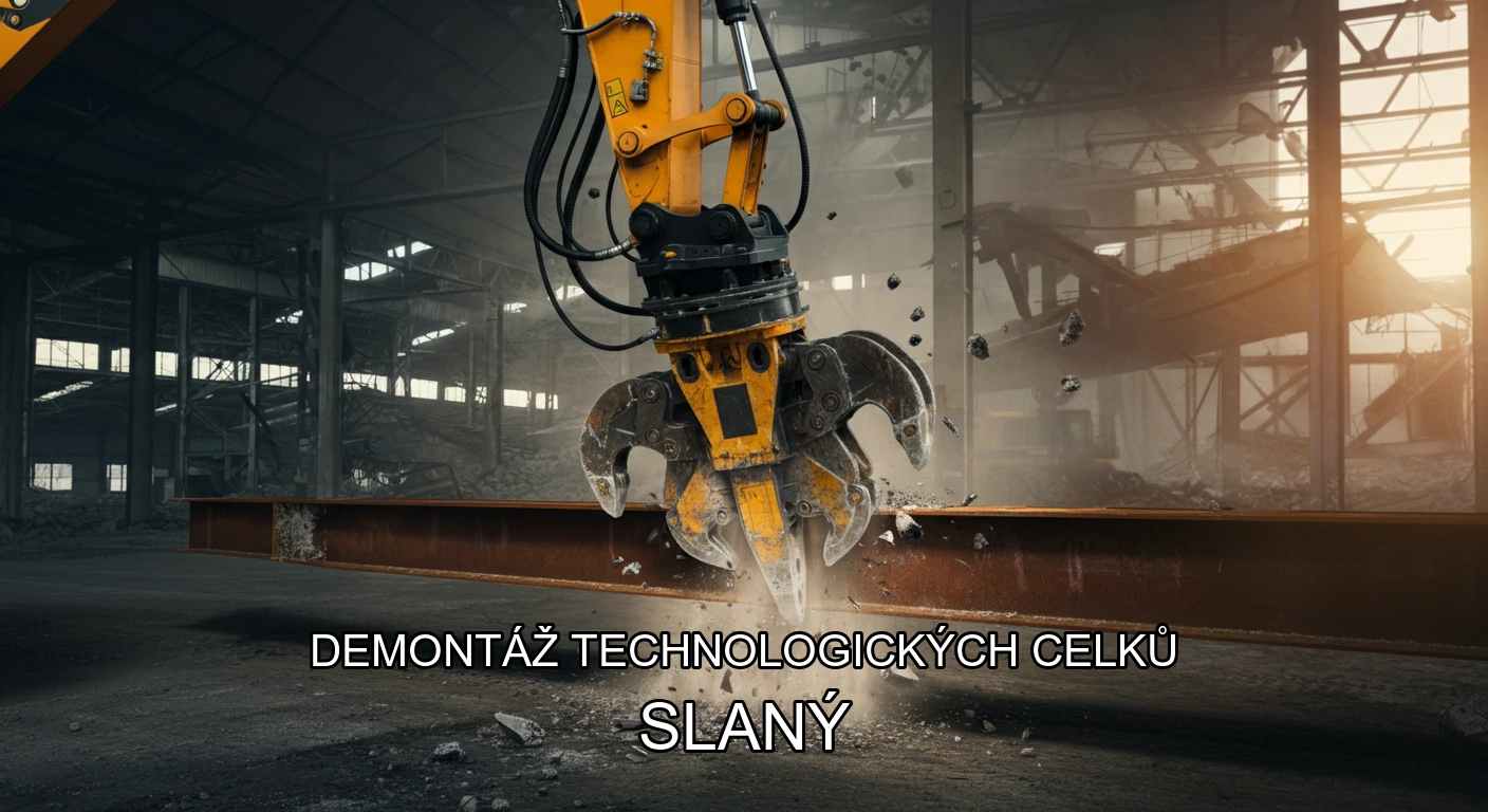Demontaz technologickych celku Slany